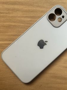 Light Grey Glass Back Cover for iPhone 12 Mini