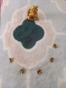 Lotus Charm Necklace