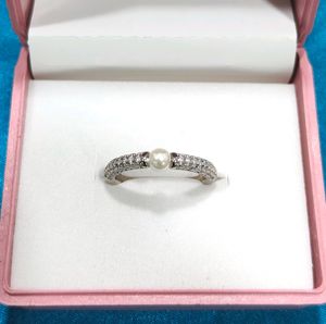 925 Italian Silver Ladies Ring