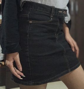 Denim Mini Skirt