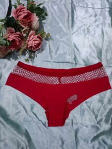 Red Victoria's Secret Cheeky Panties