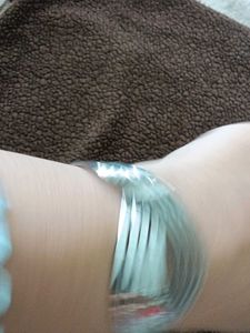 Silver Tone Bangle Bracelet