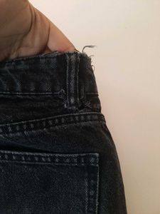 Zara Charcoal Mom fit denim