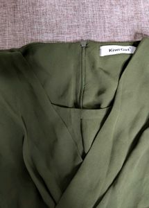 army green classy cord set