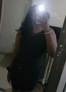Black Glittery Dress
