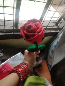 Crochet Woolen Red 🌹