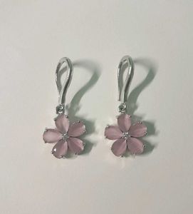 sliver earing Cute Flower Earrings