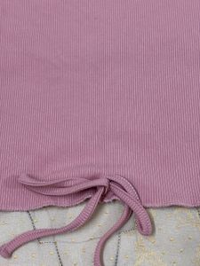 Pink Off-Shoulder Top