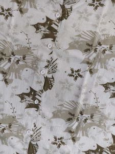 Men Botanical Print Shirt