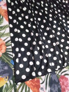 Polka Dot Midi Skirt