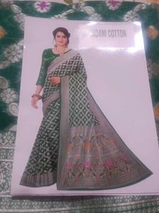 Green Banarasi Silk Saree