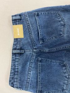Charcoal Blue Mom Fit Jeans – Waist 28