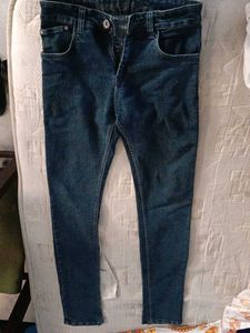 Dark Blue Denim Jeans