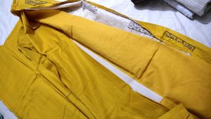 ❣️ Mustard And Brown Dupatta Set