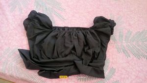Black Crop Top