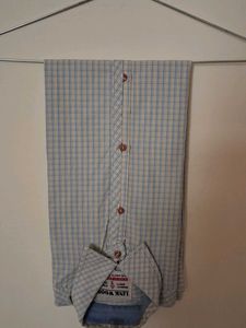 Link Wood Plaid Button-Down Shirt