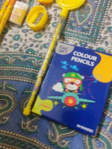 Pencil, Colour Wallet And More