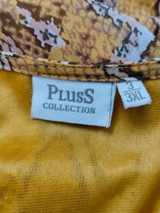 Pluss Plus Size Yellow Top
