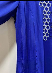 Elegant Blue Embroidered Kurta