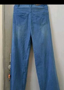 Ripped Wide Leg Jeans