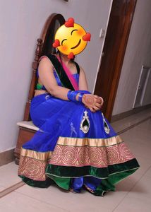 Lehenga For Festival / Weddings Peacock Color