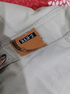 Cream Colour New Jeans