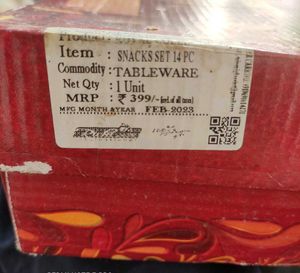 BRAND NEW 14 PIECES SNACKS SET