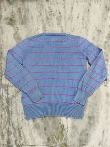 Ralph Lauren Striped V-Neck Sweater