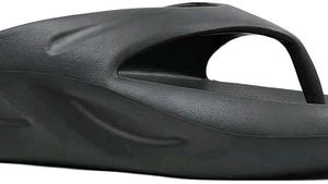 Black Platform Flip-Flops