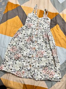 Floral Button-Front Sundress
