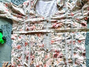 Floral Print Kurta Set