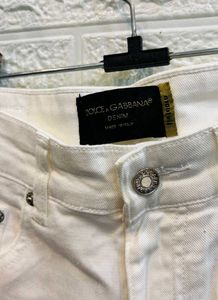 Dolce &amp; Gabbana coconut tree slim jeans