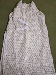Off White Kurti For Girls