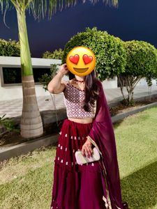 Purple Lehenga Choli