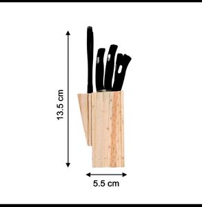 FREE Knife Stand With 5 Sharp Kitchen Knives Set