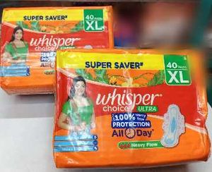 Whisper Choice Ultra XL (40 Pads) Set of 2