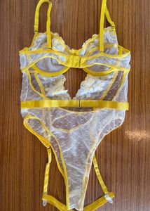 Set Lenjerie Yellow Doll
