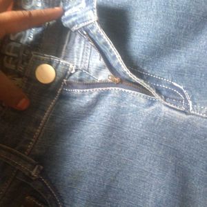 Denim Bermuda Shorts