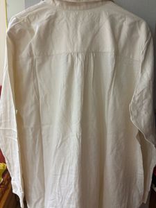 Uniqlo Cotton Off White Shirt