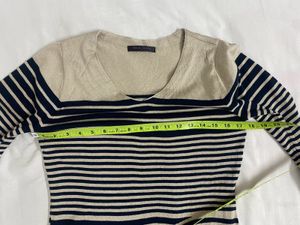 Striped Knit mini dress size S