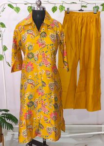Brand New Mustard Floral Coord Set