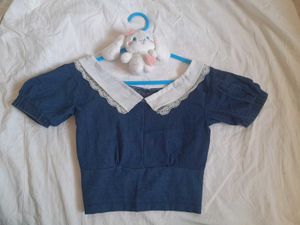 Denim Crop Top