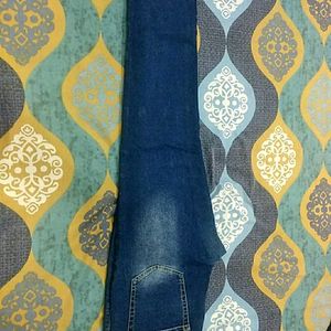 Dark Blue Denim Jeans