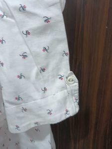 White Casual/Formal Shirt