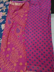 Brand New Rajasthani Bhandni Chunri Print Saree