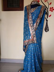 New Designer all over work saree