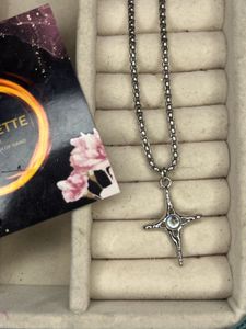 anti-tarnished cross necklace