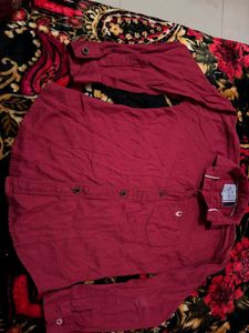 Camel Active Maroon Shirt