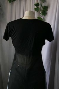 Sassafras Black Longline Top