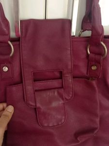 Maroon Vintage Handbag